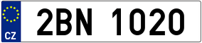 Truck License Plate